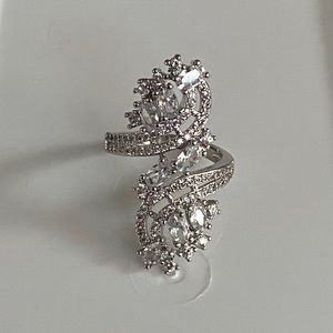 16 Carat White Zircon Ring – Brand New ✨